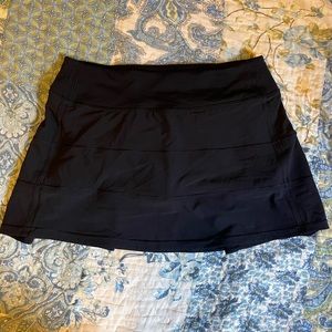 Lululemon Athletic Black Skirt